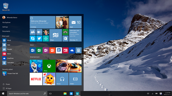 Windows 10, Gol de Placa da Microsoft.