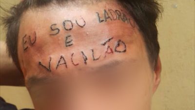 Barbárie: Escrachos, Tatuagem, Sra Leitão.