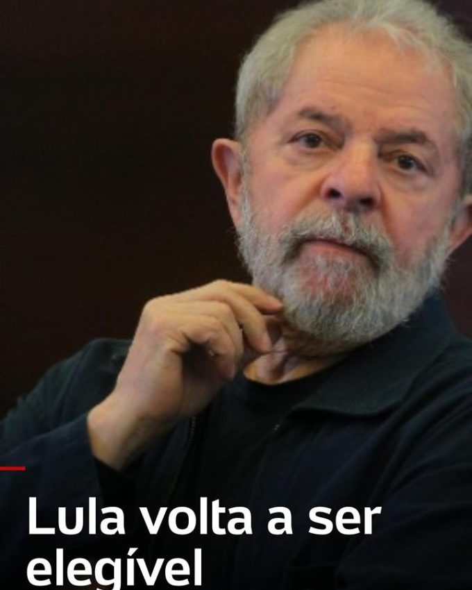 Lula Livre, leve, solto, apaixonado e Vacinado.